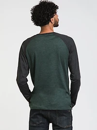 TENTREE CLASSIC LONG SLEEVE HENLEY - CLEARANCE