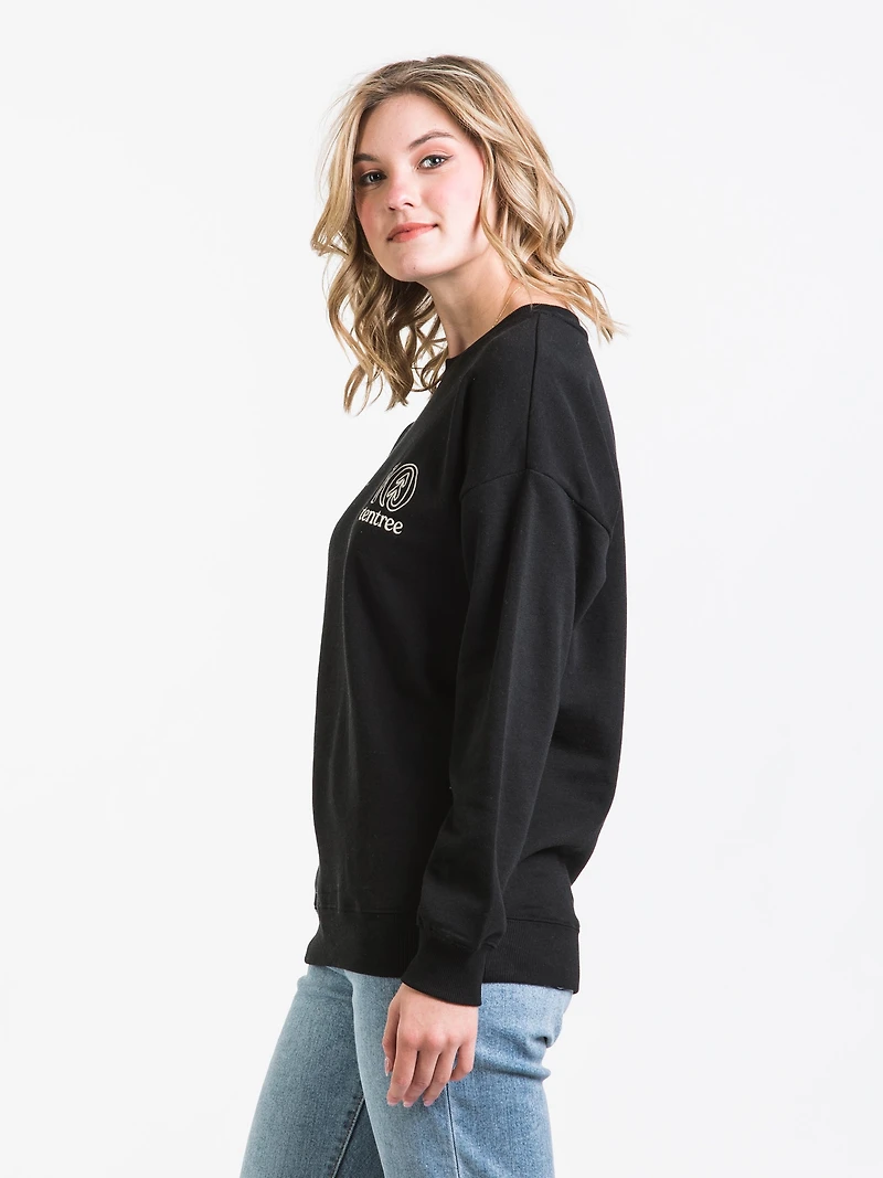 TENTREE EMBROIDERED LOGO OUTLINE OVERSIZED CREWNECK SWEATER - CLEARANC