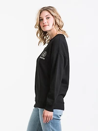 TENTREE EMBROIDERED LOGO OUTLINE OVERSIZED CREWNECK SWEATER - CLEARANC