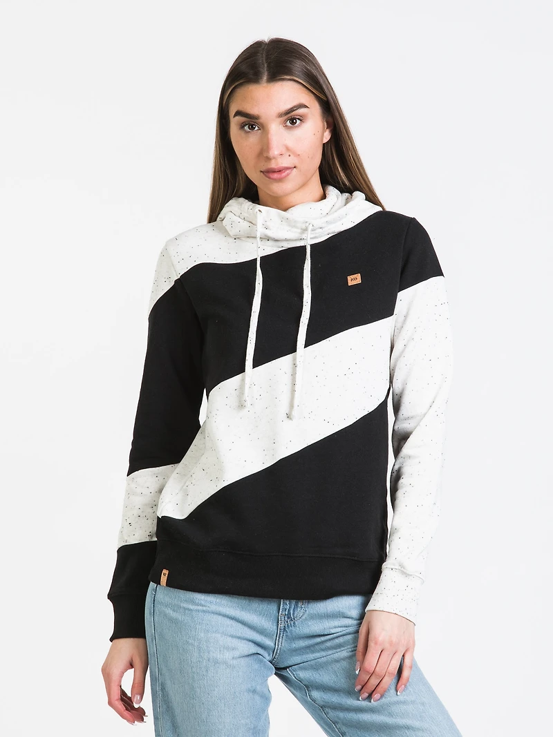 WOMENS TREE FLEECE ANGLE BLOCK CORK PATCH