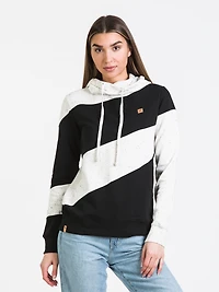 WOMENS TREE FLEECE ANGLE BLOCK CORK PATCH