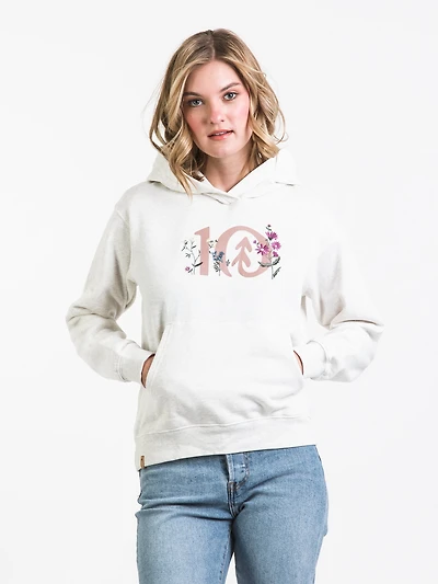 TENTREE FLORAL LOGO HOODIE - CLEARANCE