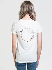 TENTREE LEFT CHEST ARC TEE - CLEARANCE