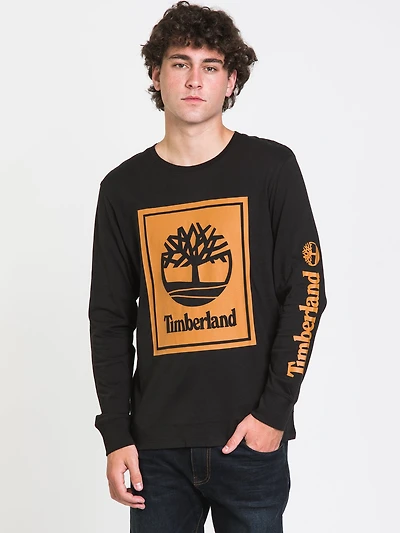 T-SHIRT À MANCHES LONGUES AVEC LOGO "STACK" POUR HOMME