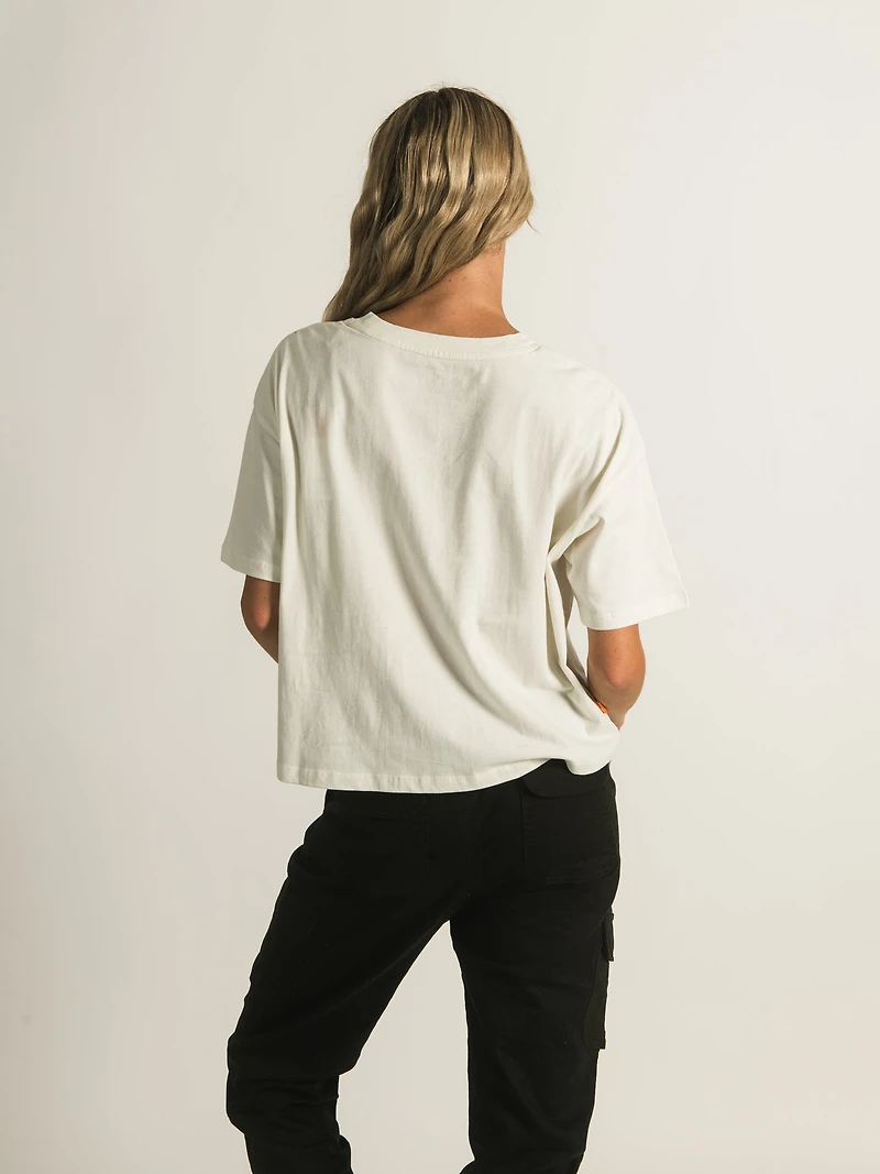 TIMBERLAND CROPPED LOGO T-SHIRT - CLEARANCE