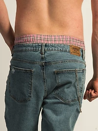 TAINTED LOOSE FIT DENIM - MID WASH
