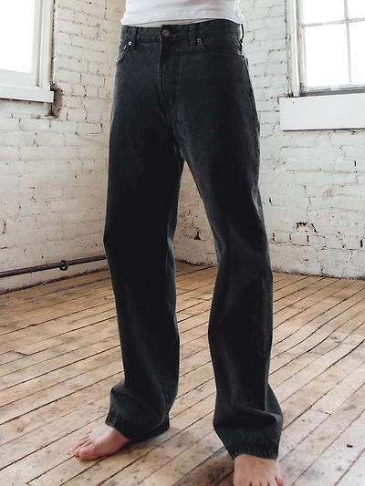 TAINTED BAGGY FIT DENIM - VINTAGE BLACK WASH