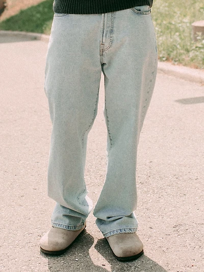 TAINTED BAGGY FIT DENIM - LIGHT WASH