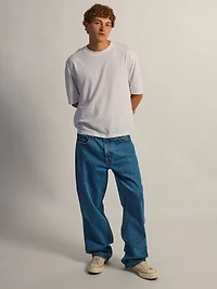 TAINTED BAGGY FIT DENIM - MID WASH