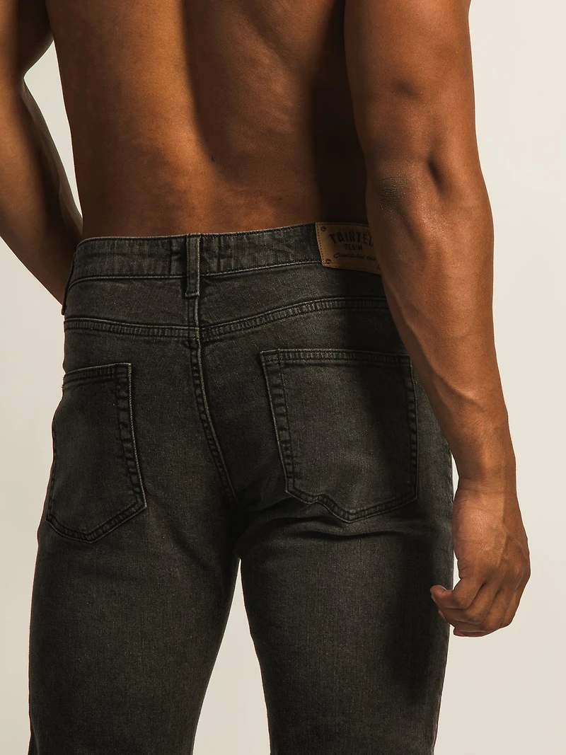 TAINTED ATHLETIC FIT DENIM - VINTAGE BLACK WASH
