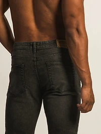 TAINTED ATHLETIC FIT DENIM - VINTAGE BLACK WASH