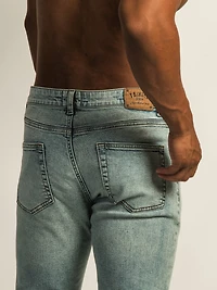 TAINTED ATHLETIC FIT DENIM - LIGHT WASH