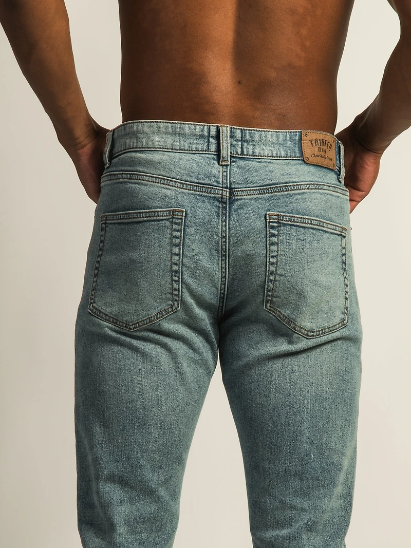 TAINTED ATHLETIC FIT DENIM - MID WASH