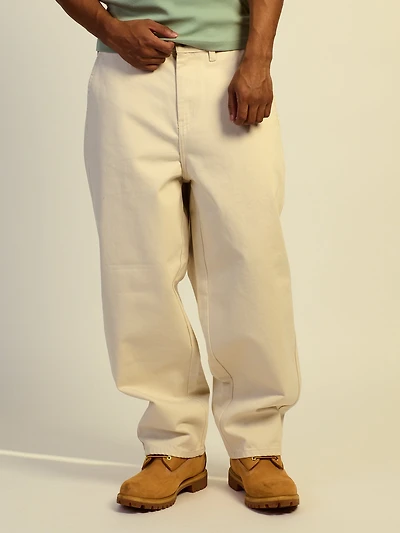 TAINTED WIDE TAPER JEAN - OFF WHITE