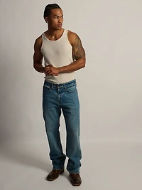 TAINTED BOOT CUT JEAN - MIDWASH