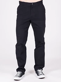 MENS RELAXED CHINO PANTS - BLACK CLEARANCE