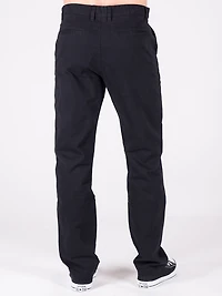 MENS RELAXED CHINO PANTS - BLACK CLEARANCE