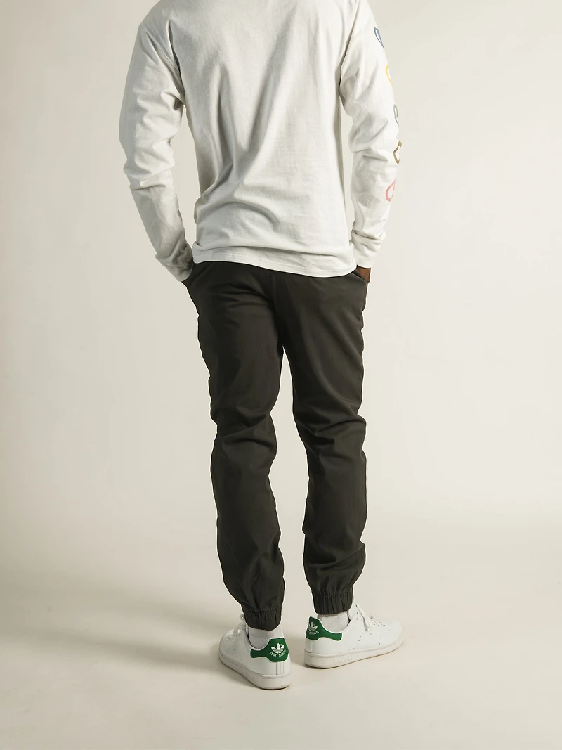 TAINTED CROCKETT RUGBY JOGGER - CHARCOAL CLEARANCE