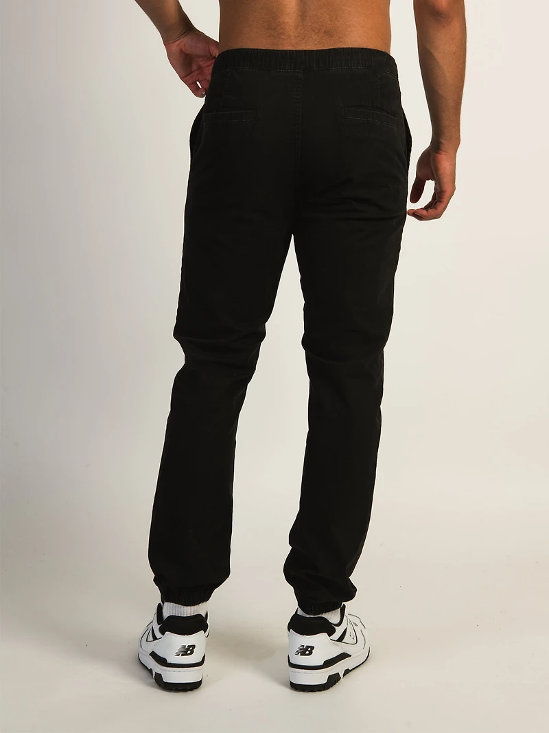 JOGGER ÉTROIT TAINTED - NOIR