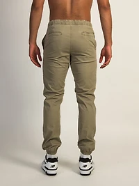 JOGGER ÉTROIT TAINTED - KHAKI
