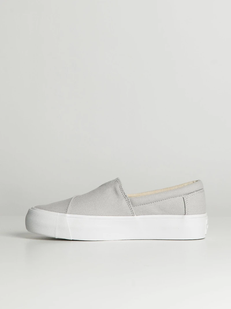 WOMENS TOMS ALPARGATA FENIX PLATFORM CANVAS - CLEARANCE