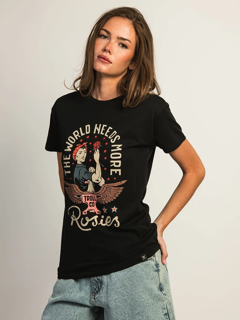 TROLL CO. T-SHIRT ROSIE - NOIR