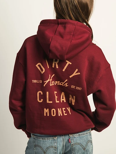 TROLL CO. JUNO PULL OVER HOODIE - PORTO