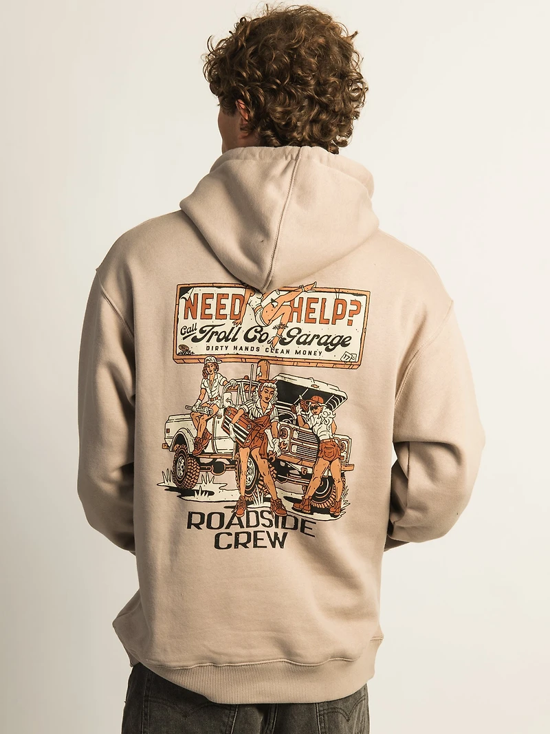 TROLL CO. ROADSIDE CREW PULL OVER HOODIE