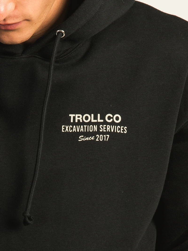 TROLL CO. EXCAVATION SVCS 2.0 PULL OVER HOODIE