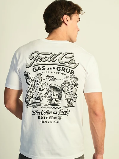 TROLL CO. T-SHIRT GAS AND GRUB