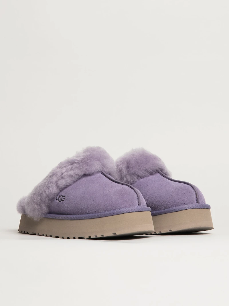 PANTOUFLE UGG DISQUETTE - LILAS