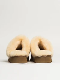 PANTOUFLE UGG DISQUETTE POUR FEMME - CHÂTAIGNE