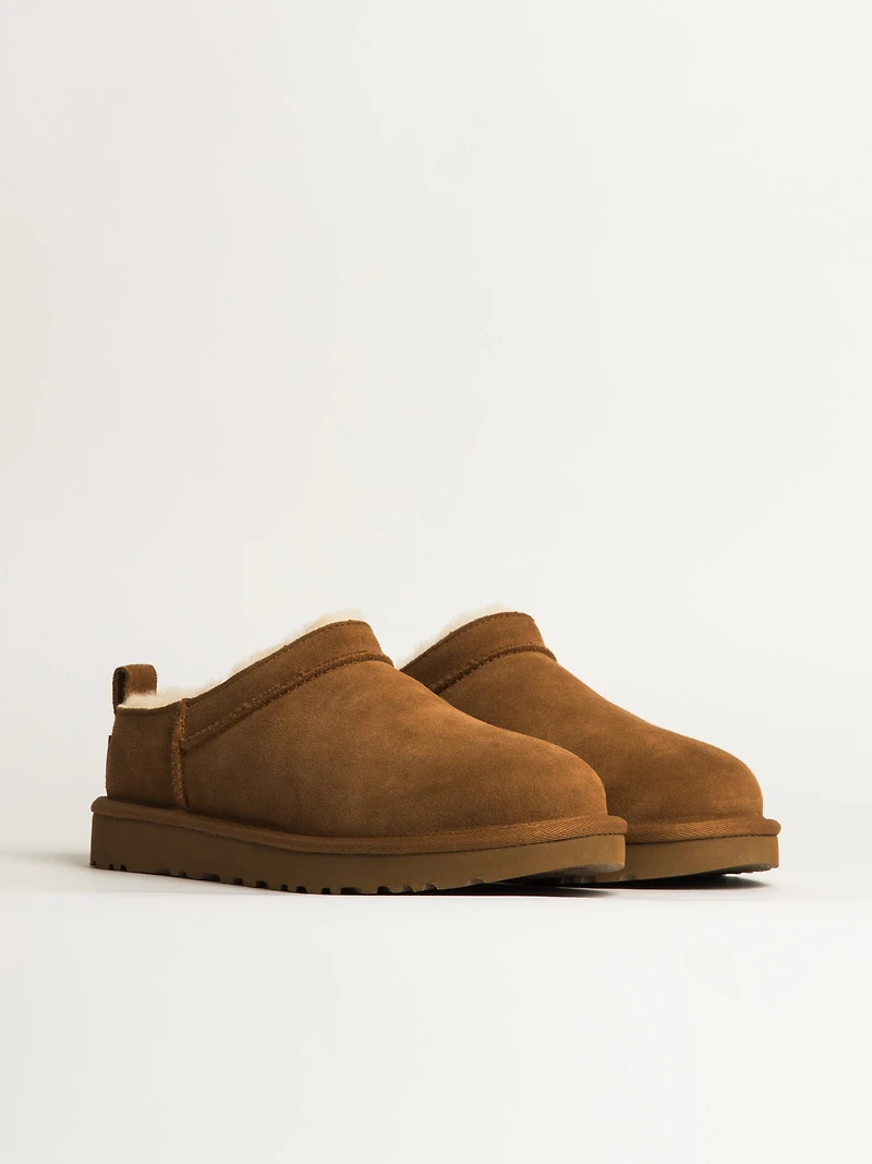 WOMENS UGG CLASSIC MICRO SLIPPER - CHESTNUT