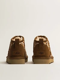 WOMENS UGG CLASSIC ULTRA MINI PLAINS - LEOPARD