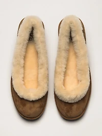 WOMENS UGG ZORA BALLET FLAT - CHESTNUT