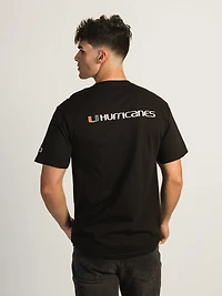 NCAA MIAMI U MASCOT T-SHIRT