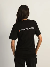 NCAA MIAMI U MASCOT T-SHIRT