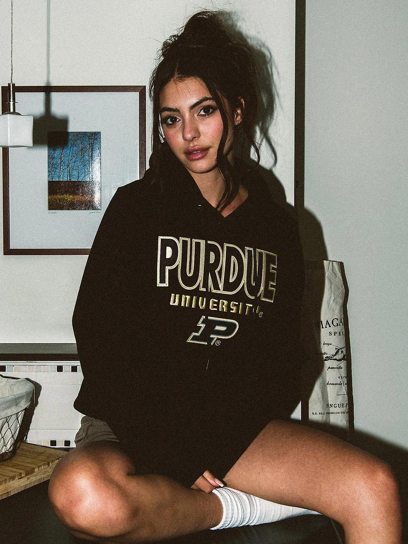 SWEAT À CAPUCHE RUSSELL ATHLETIC PURDUE