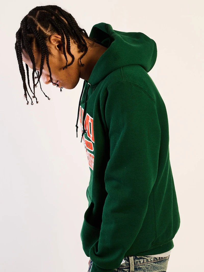 VARSITY MIAMI HURRICANES PULLOVER HOODIE -FORET