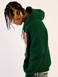 VARSITY MIAMI HURRICANES PULLOVER HOODIE -FORET