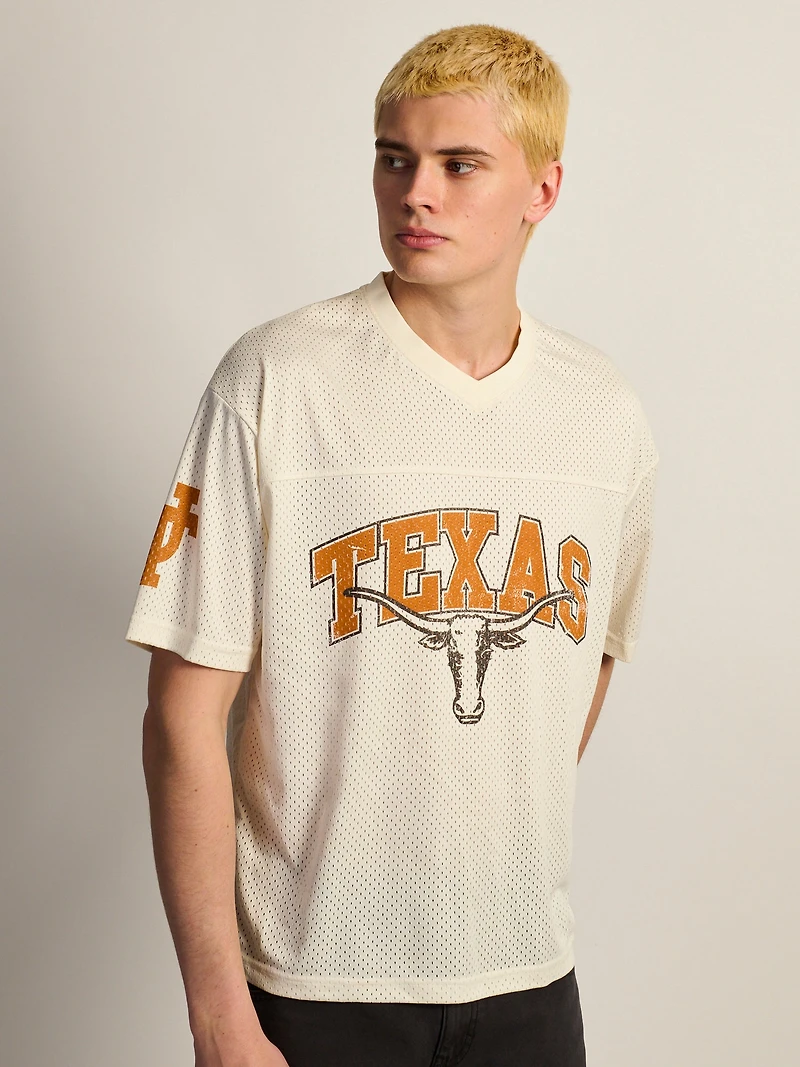 MESH TEXAS LONGHORNS FOOTBALL TEE