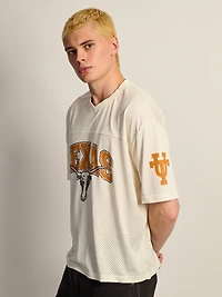 MESH TEXAS LONGHORNS FOOTBALL TEE