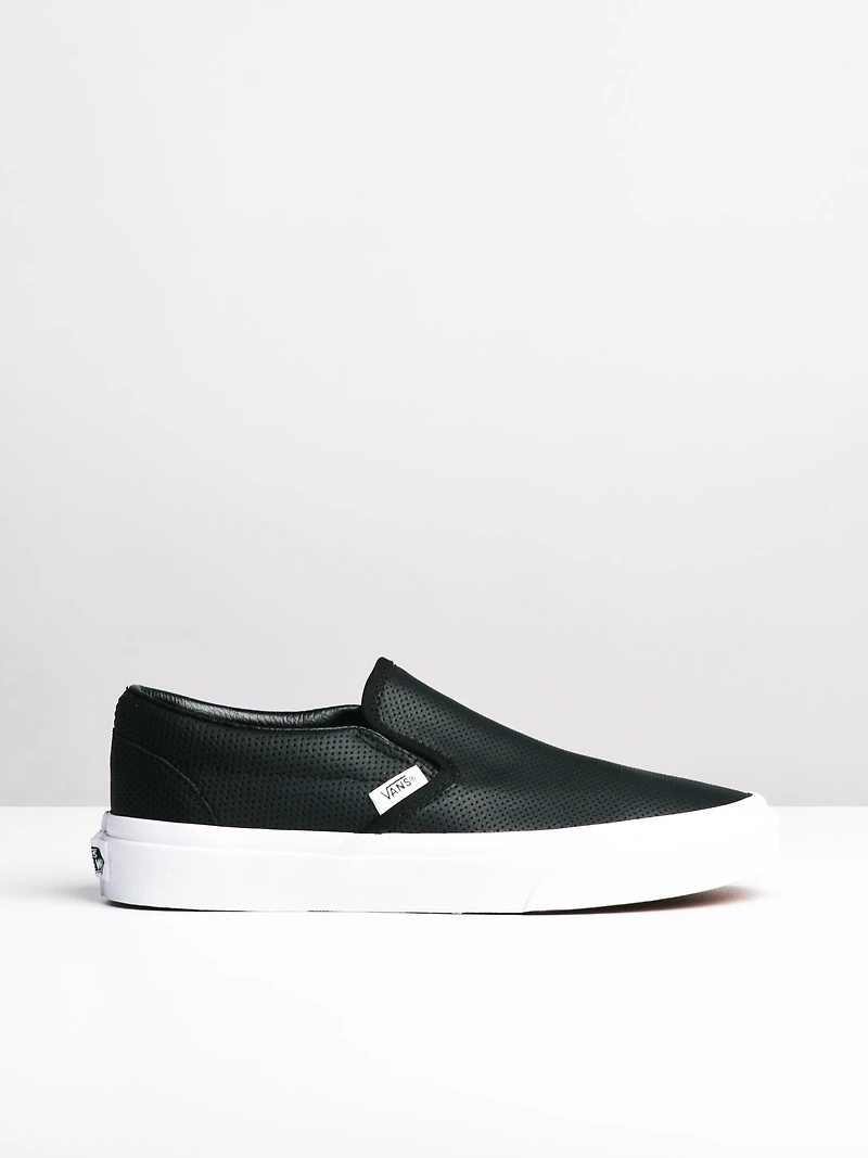 WOMENS VANS CLASSIC SLIP-ON CANVAS SHOES - CLEARANCE