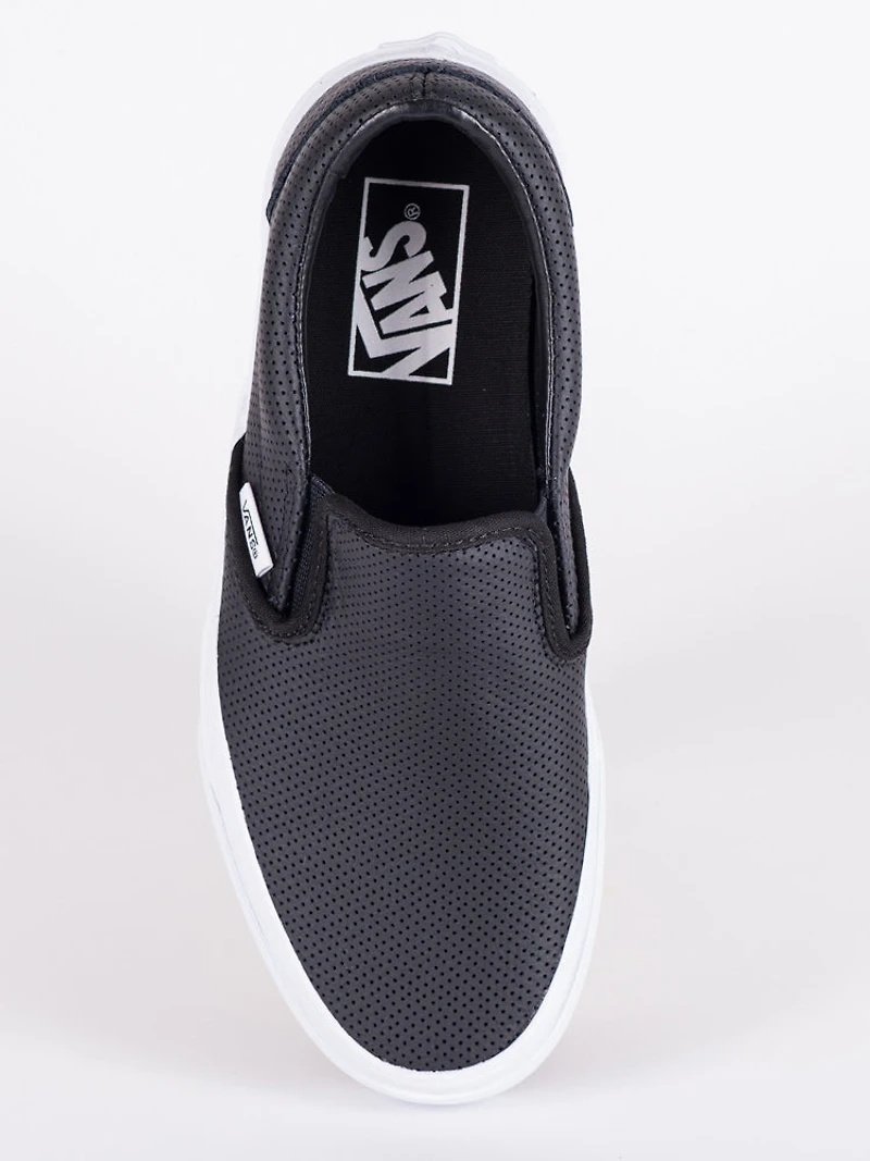 WOMENS VANS CLASSIC SLIP-ON CANVAS SHOES - CLEARANCE