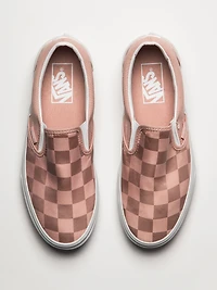 VANS CLASSIC SLIP ON SATIN SHOES WOMENS