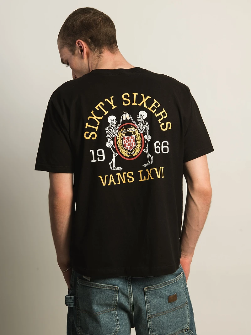 VANS FRAT LXVI T-SHIRT - BLACK