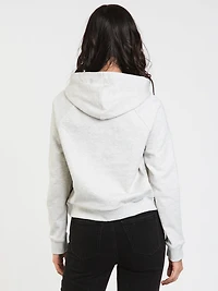 WOMENS FLYING V BOXY HOODIE