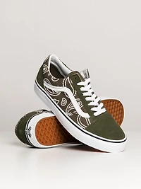 SNEAKER MENS OLD SKOOL PEACE PAISLEY GRAPE LEAF
