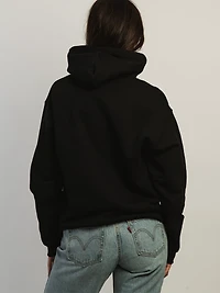 VERBAGE BRAT PULLOVER HOODIE - BLACK