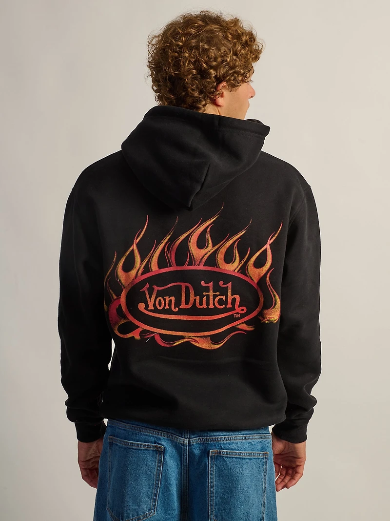 VON DUTCH FLAMES HOODIE